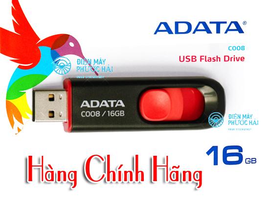 USB Adata C008 16gb -Chính hảng Adata,  Dùng cho thợ làm phim