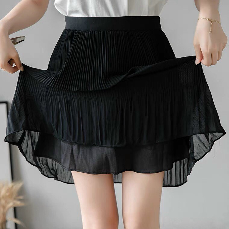Chân Váy Lửng Dập Li Có Lót