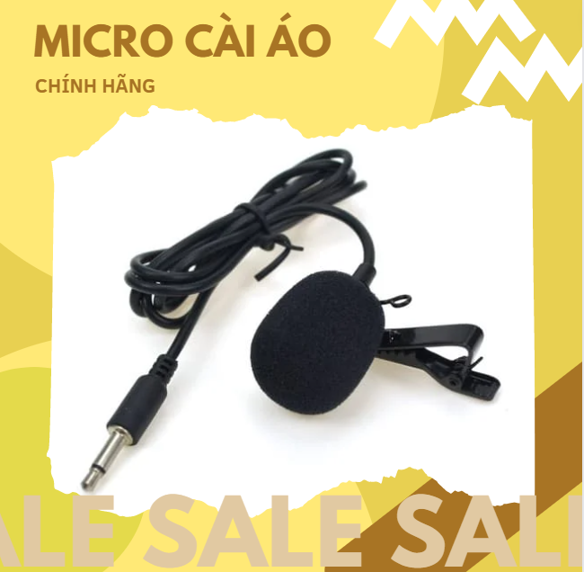 MICRO CÀI ÁO DÙNG CHO MÁY TRỢ GIẢNG - HÀNG CHÍNH HÃNG