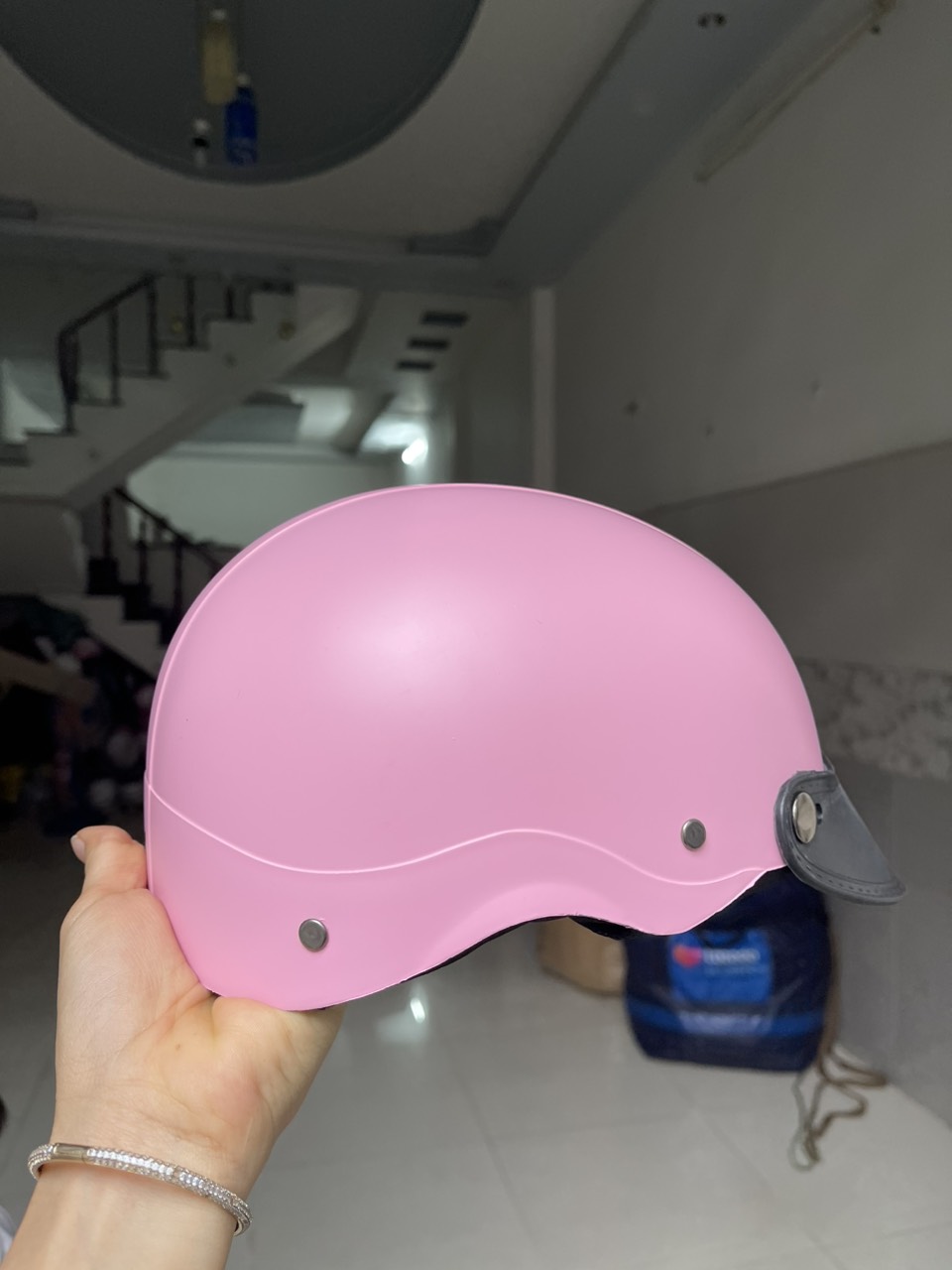 nón bảo hiểm nửa đầu nhiều màu lựa chọn