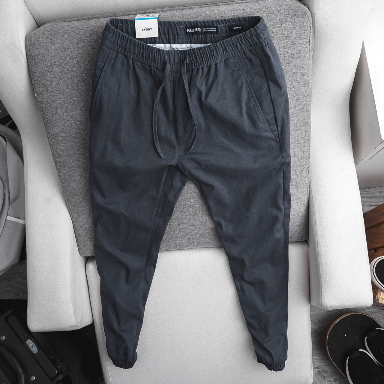 quần jogger kaki nam co giản