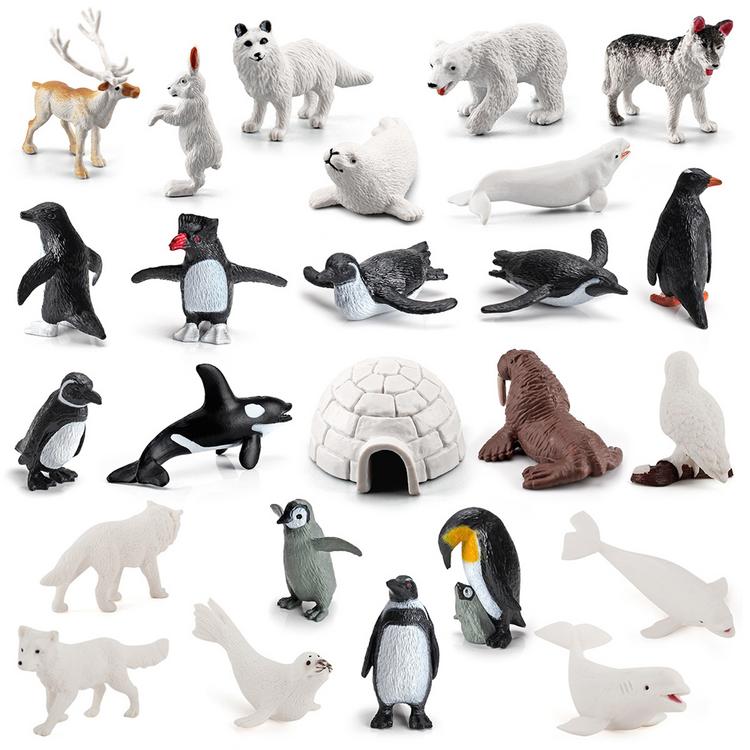 Mini Animal Toy Realistic Animal Figurines Animal Figure Set Includes Portable Animals Figurines for Kids Educational Toys famous