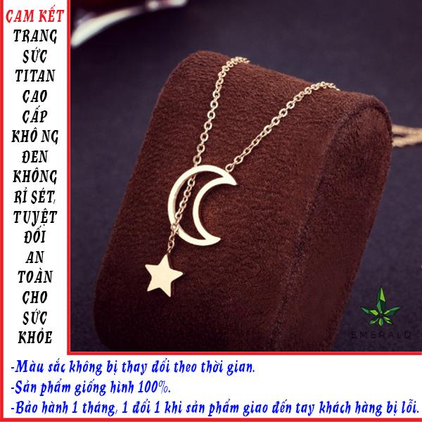 FREE VẬN CHUYỂN-Dây chuyền Titan nữ nhiều mẫu đồng giá - EMERALD.