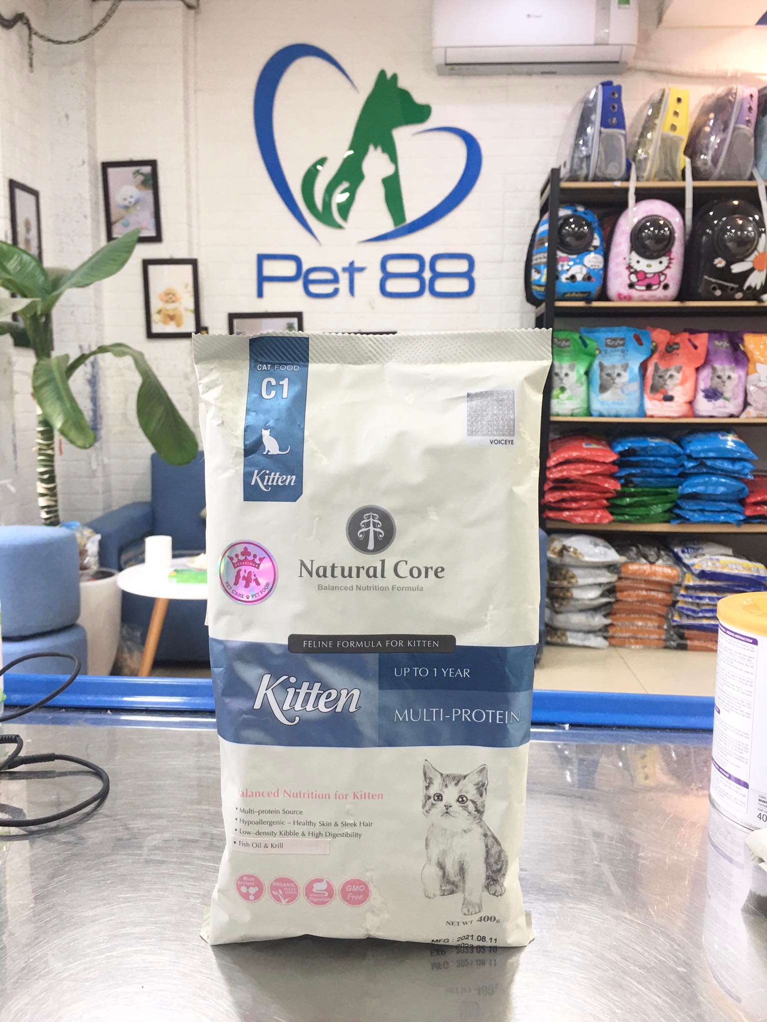 Thức ăn cho mèo con Natural core kitten 400g