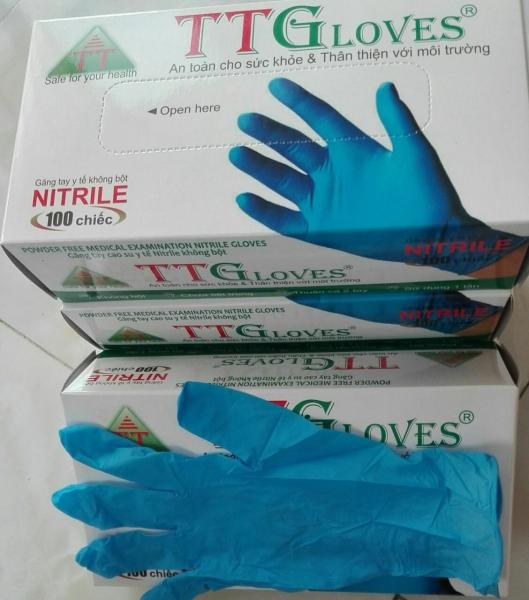 Găng tay y tế không bột TTGloves loại dày 3.5Gr