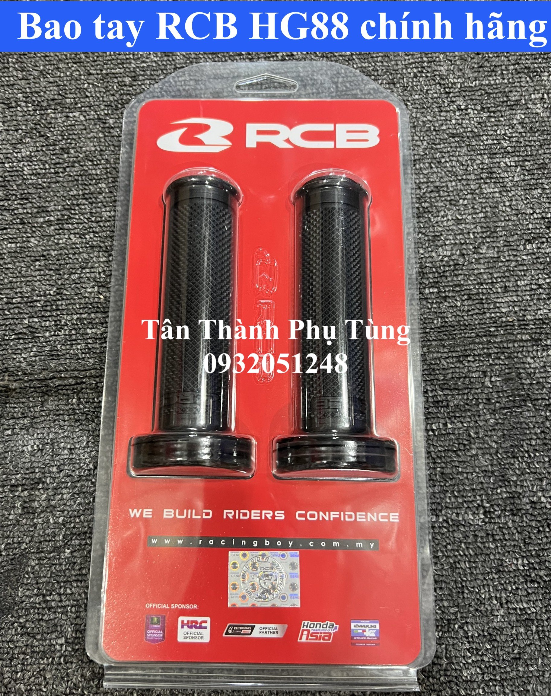 Bao tay rcb hg88 chính hãng màu đen