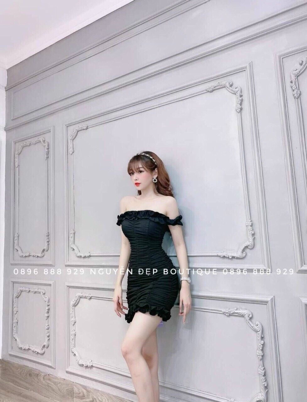 Đầm Body Nhúng Dây Rút 2 Bên tt0920