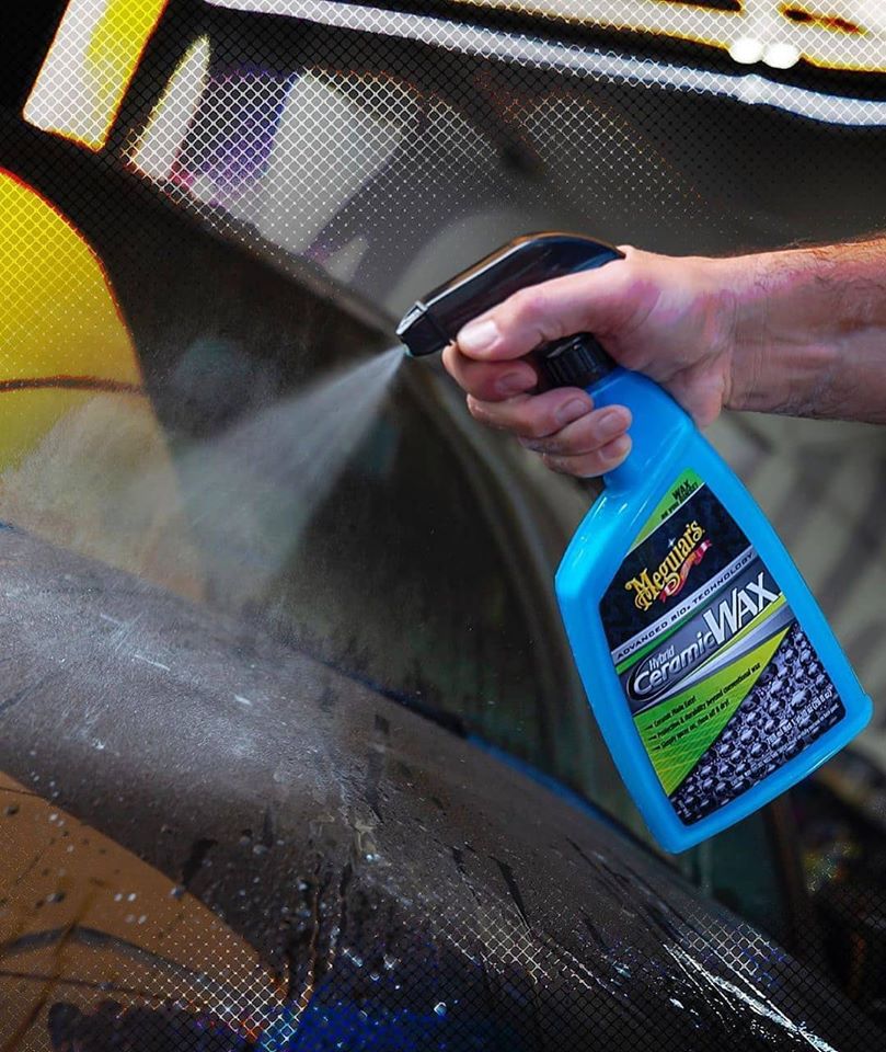 Meguiars Dung dịch wax bóng sơn xe cao cấp công nghệ Ceramic - Hybrid Ceramic Wax - G190526 - 768ml Tạo hiệu ứng lá sen & độ bóng cao