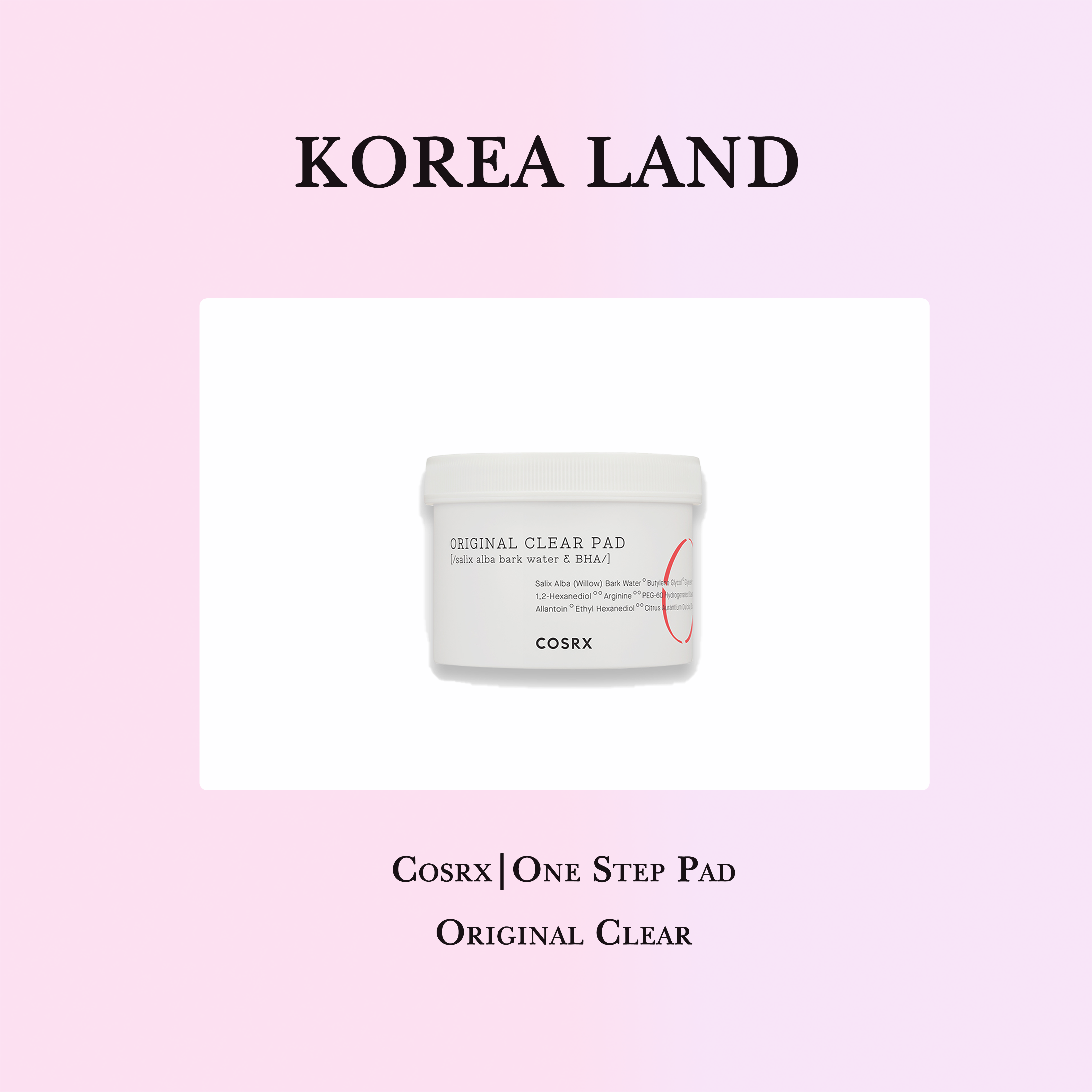 Cosrx | One Step Pad - Original Clear/Moisture Up/Green Hero Calming