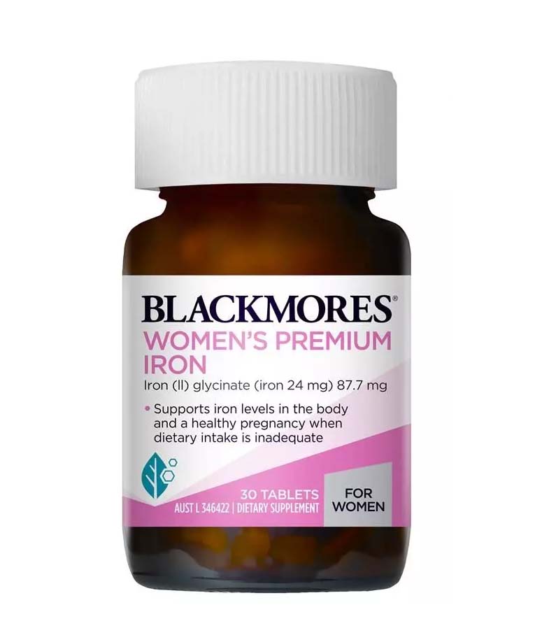 Viên sắt bầu blackmores IRON 30 viên