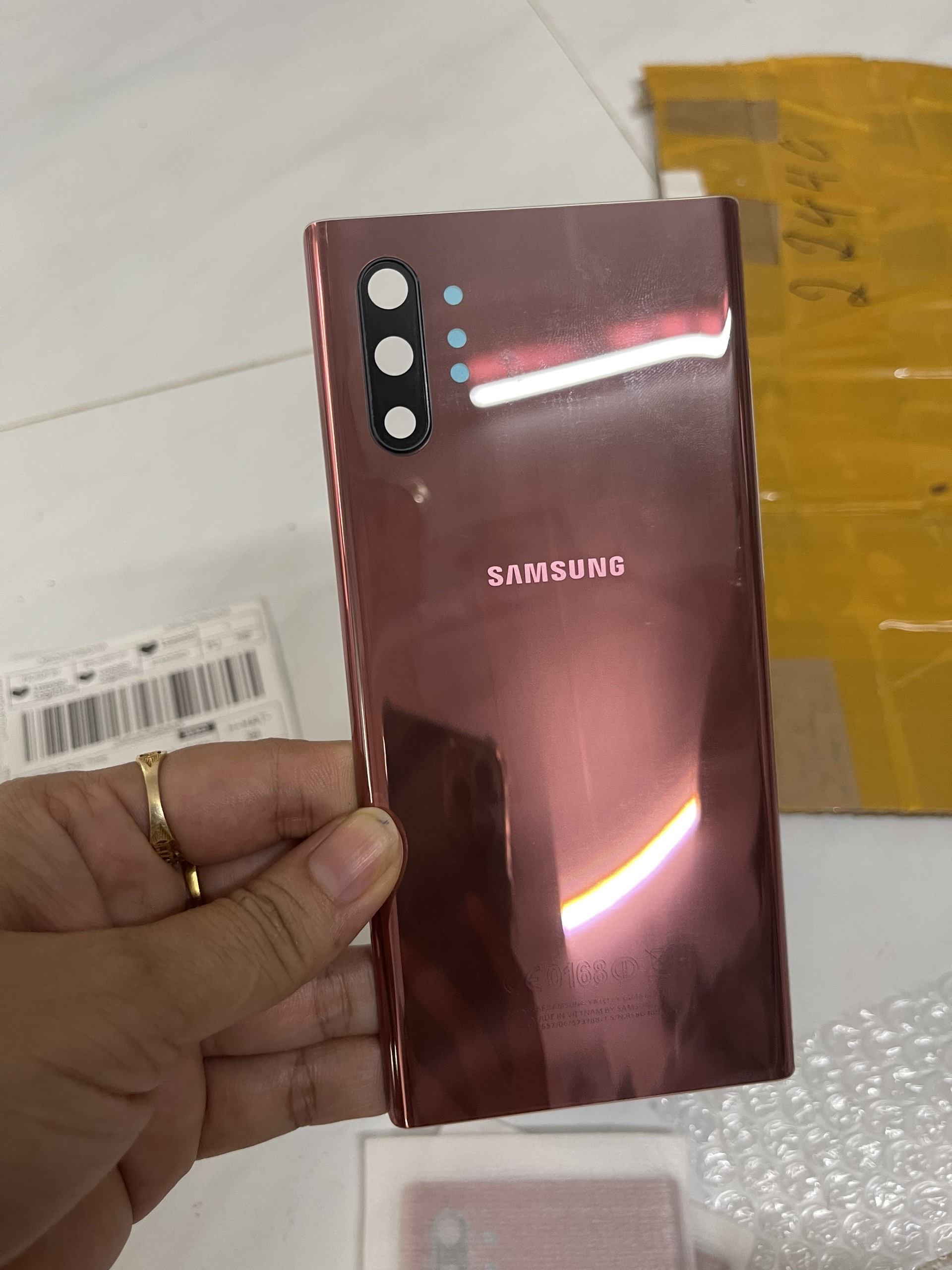Nắp lưng samsung galaxy note 10+, note 10 plus, n975 - vỏ sau máy có kính cam