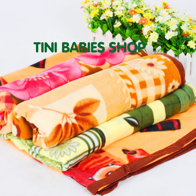 [HCM]Chăn Nỉ Siêu Nhẹ CHO BÉ 80CMX110CM (GIAO MÀU VÀ HỌA TIẾT NGẪU NHIÊN)