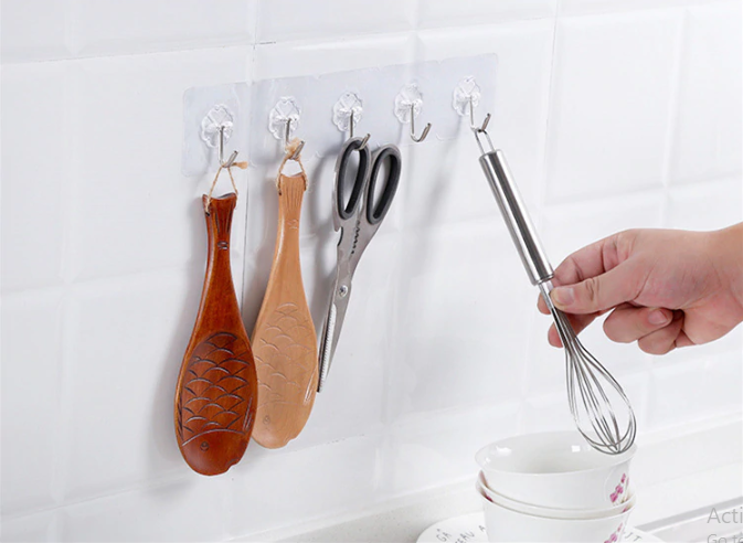 [HCM]Combo 10 Móc dán tường chịu lực siêu chắc