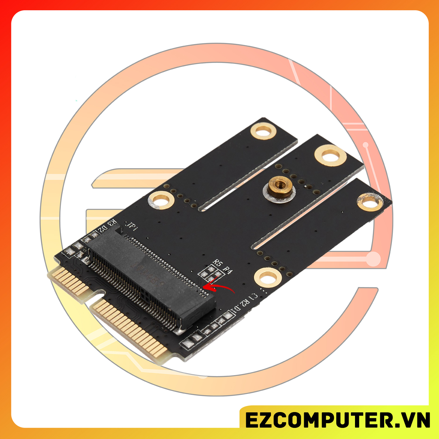 Bộ Adapter M.2 NGFF To Mini PCI-E (PCIe+USB) Adapter for M.2 Wifi Bluetooth
