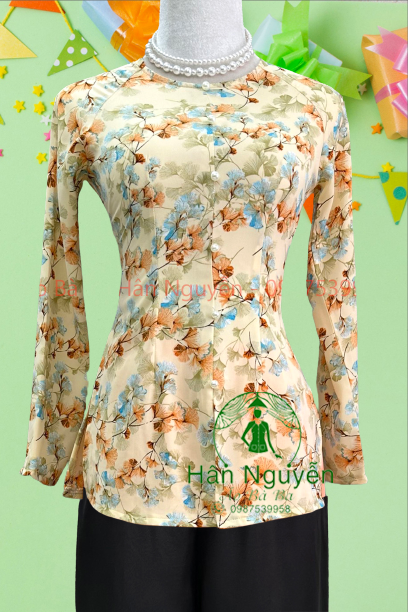 ÁO BÀ BA DÂY KÉO HOA GIÓ + QUẦN