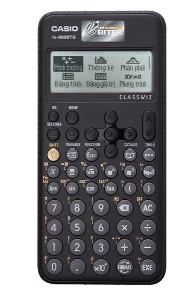 Máy Tính CASIO FX-880BTG - Màu Đen (Tặng cẩm nang 50k)