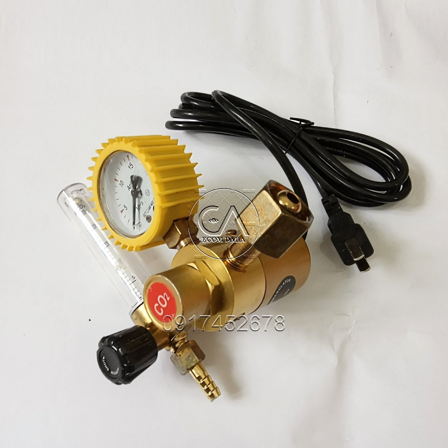 Đồng hồ khí CO2 dùng cho máy hàn mig (36V/220V)