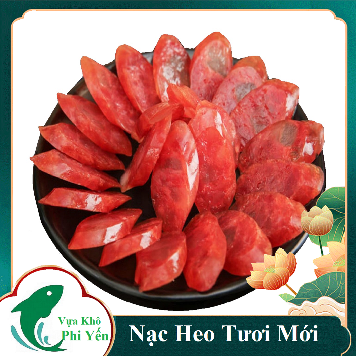 Lạp xưởng thịt heo tươi cai lậy tiền giang- thơm ngon nhiều nạc