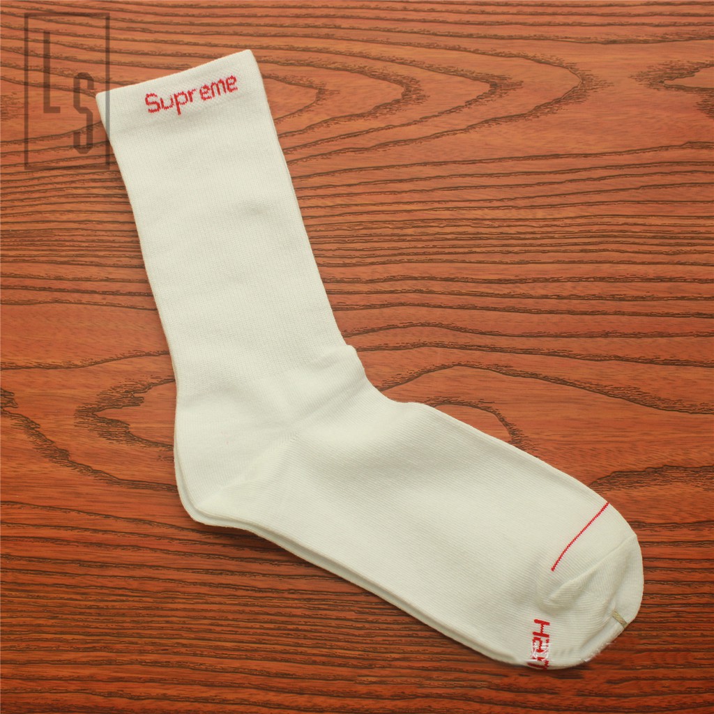 Tất vớ trơn Supreme cao cổ - SẴN HÀNG