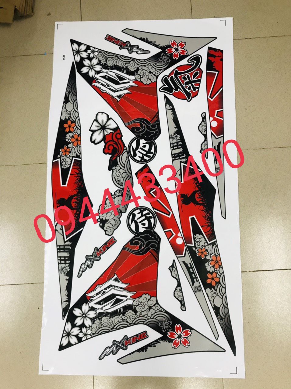 Tem rời exciter 150 samurai cực ngầu.