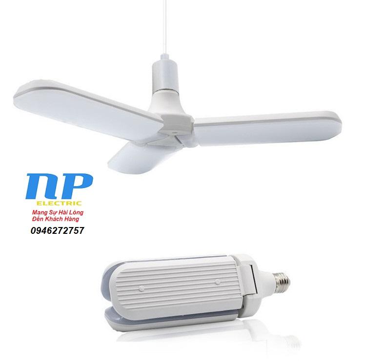 ĐÈN LED SIÊU SÁNG 45W HÌNH 3 CÁNH QUẠT - ĐUI E27