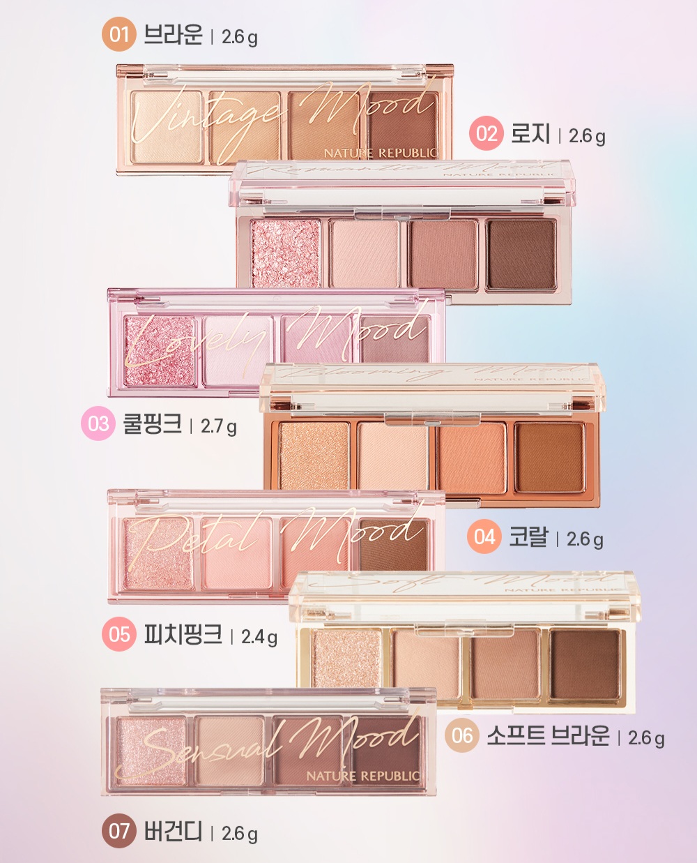 Màu mắt Nature Republic Daily Basic Palette