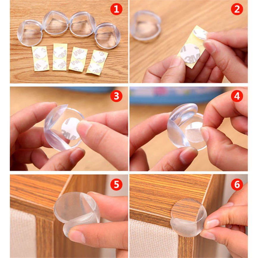 [HCM]Miếng Silicon Bịt Góc Bàn