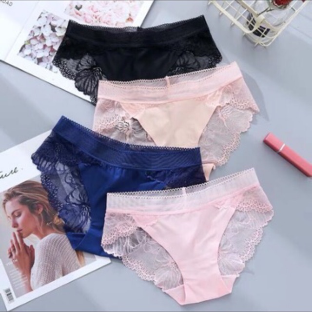 Sỉ 10 quần lót đúc pha ren 8423