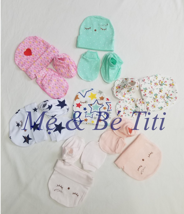 Sét nón bao tay chân hàng chính hãng hotga (bộ gòm 1 nón + 1 đôi tay + 1đôi chân)