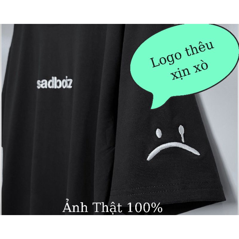 Áo Thun Sadboiz Unisex Nam Nữ( Full Logo)