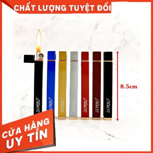 BẬT LỬA GAS ĐÁ RÃNH TAY ZORRO Z501 - (XÀI GAS)