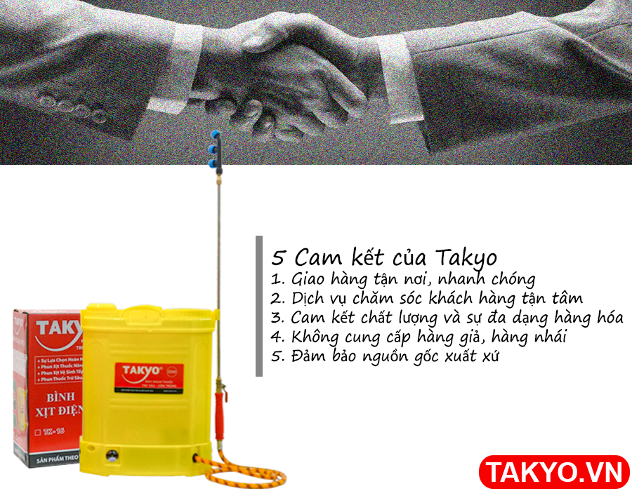 Bình xịt điện TAKYO 16L