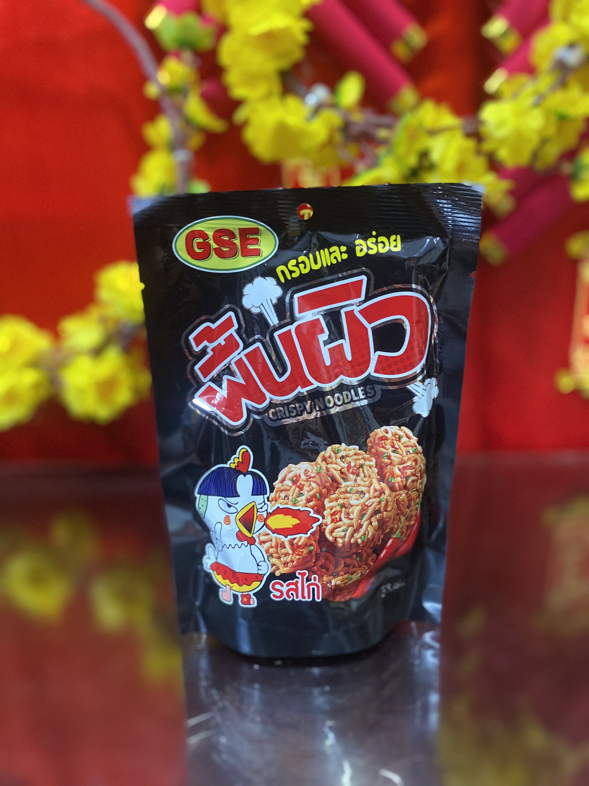 Viên mì mỳ gà cay phun lữa