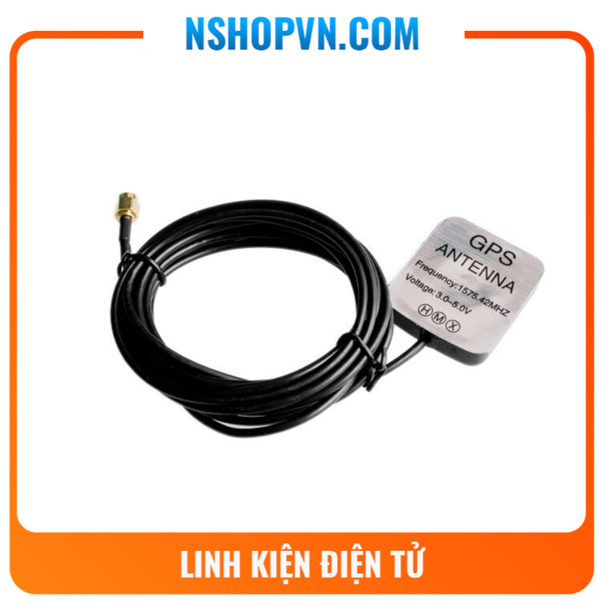 Anten gps 1575.42mhz sma dài 3m
