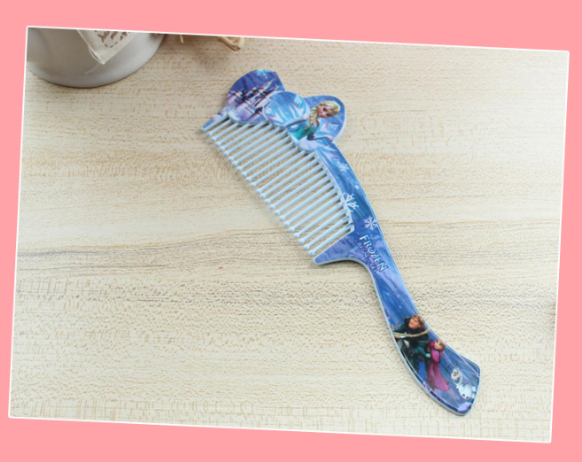 Lược Chải Tóc Hình Công Chúa Elsa -Màu Xanh