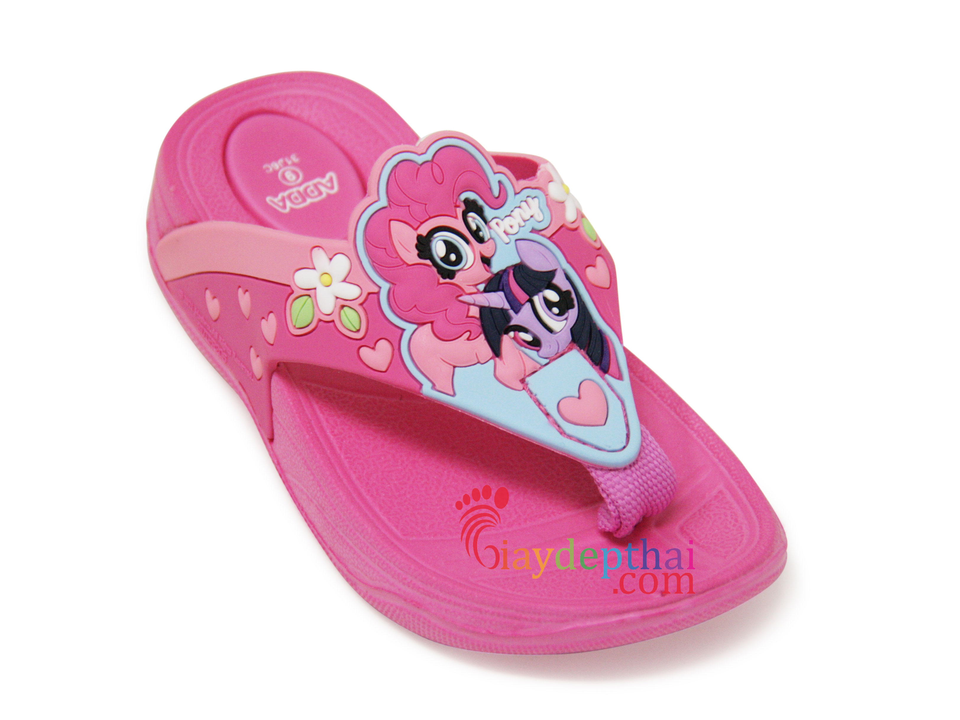Dép cho bé gái Thái Lan quai kẹp ngua Pony Adda 31J6C