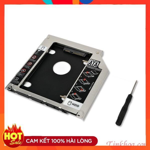 Caddy Bay mỏng / dày NHÔM - Lắp ổ cứng thứ 2 cho laptop