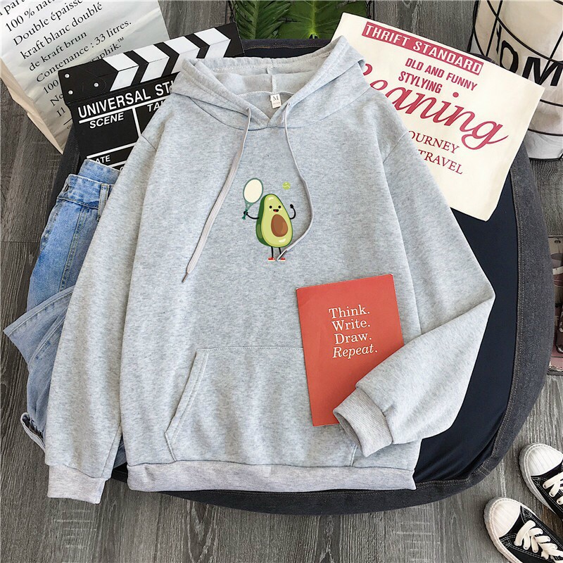[HCM]áo hoodie in hình trái bơ