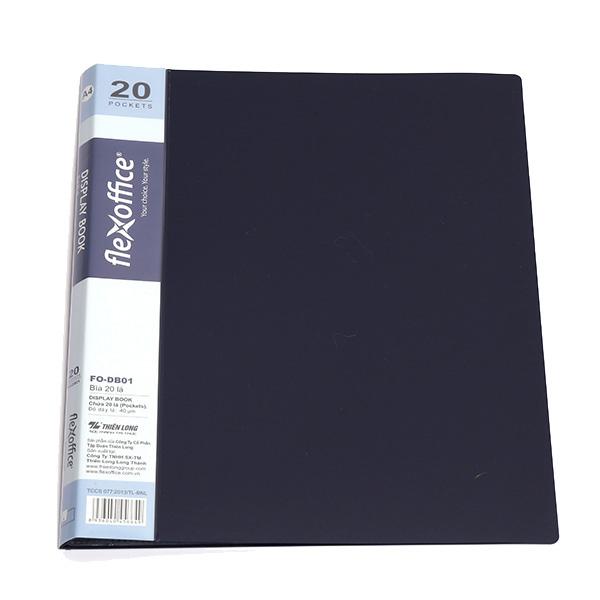 Bìa 20 lá a4 flexoffice fo-db01