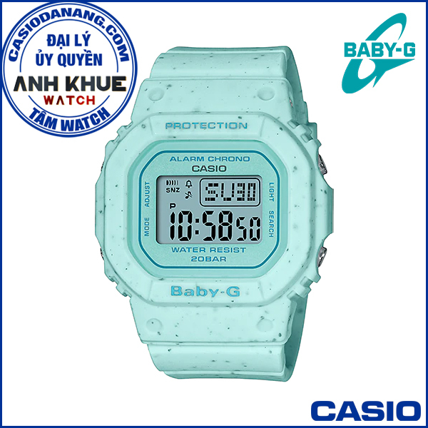 Đồng hồ nữ dây nhựa Casio Baby-G chính hãng Anh Khuê BGD-560CR-2DR