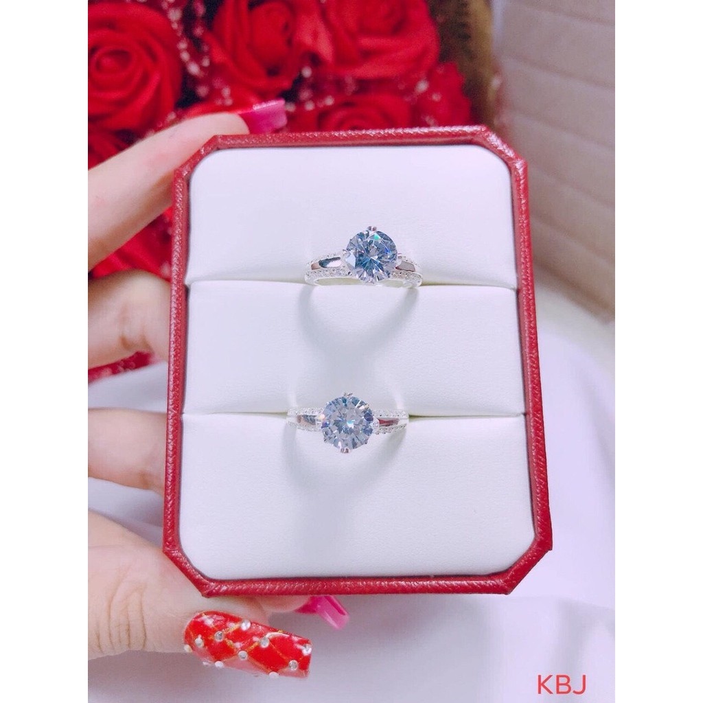 ◆◕ NHẪN NỮ BẠC TA KIỂU DÁNG SANG TRỌNG
