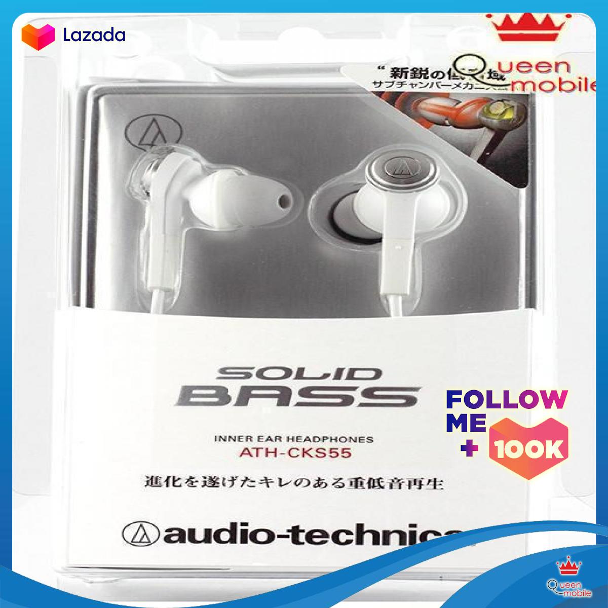 [HCM]Tai nghe Audio-technica Solid bass ATH-CKS55