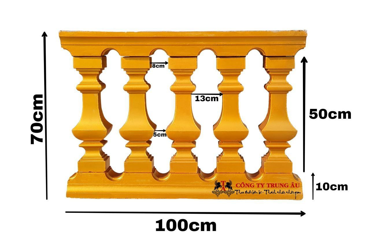 Khuôn Đúc Lan Can Bê Tông ( lục bình đế vương cao 50cm )
