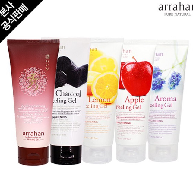 Tẩy da chết arrahan peeling gel hàn quốc 180ml