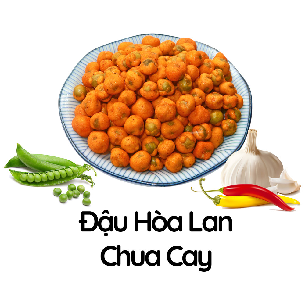 Đậu Hòa Lan Chua cay Tân Tân hũ 190g