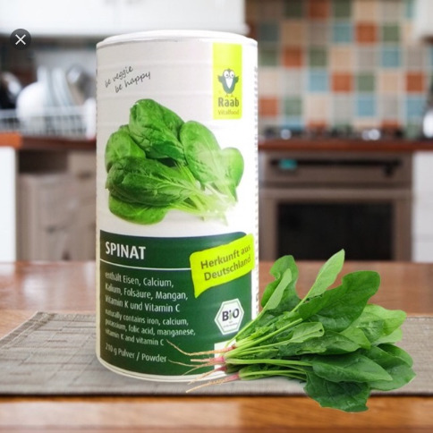Bột cải bó xôi hữu cơ Raab (210g)