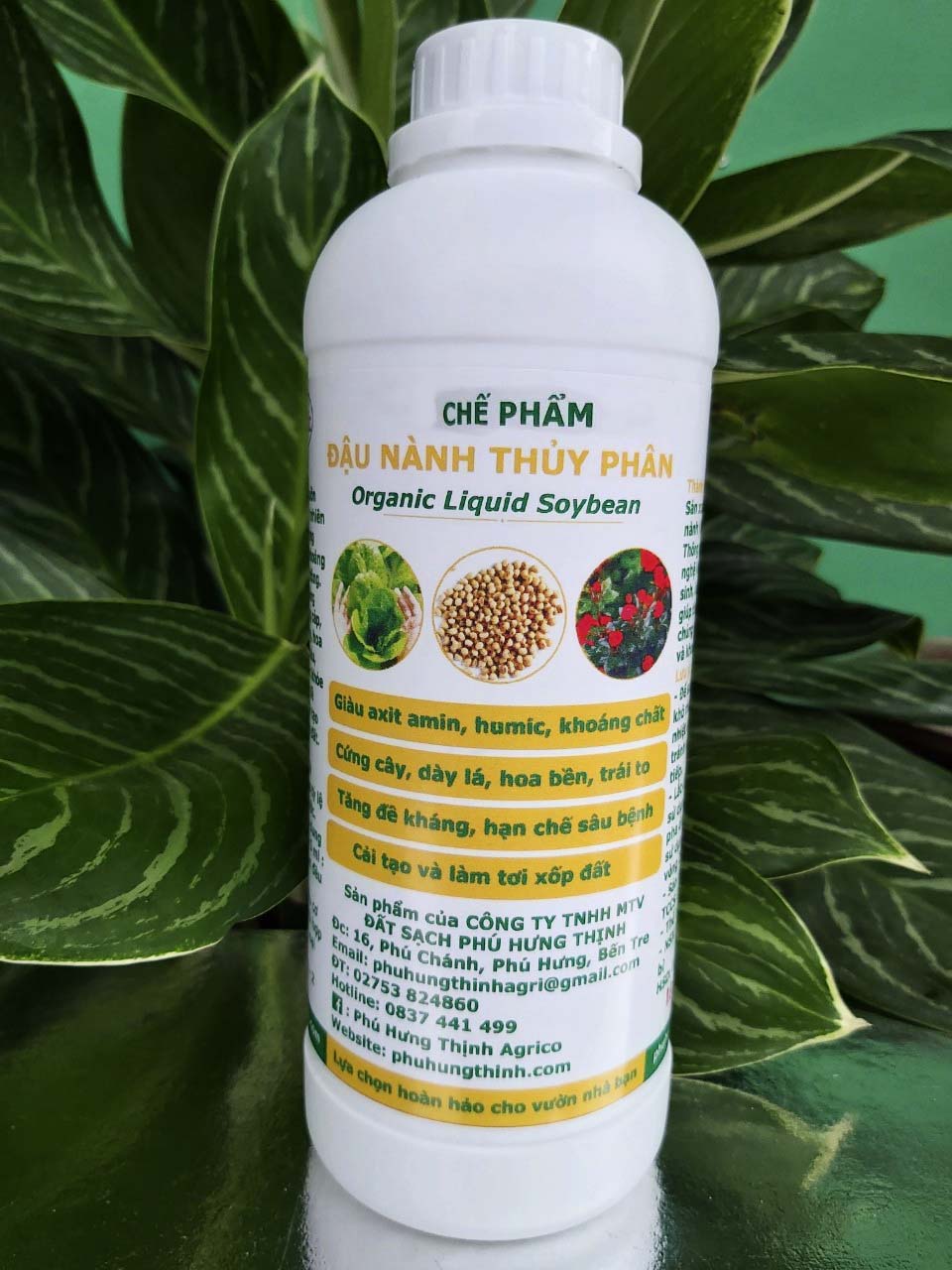 Phân đạm đậu nành humic hữu cơ (1 lít)