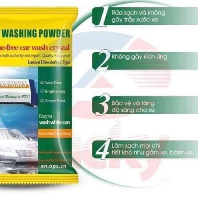 Bột Rửa Xe Không Chạm Cao Cấp