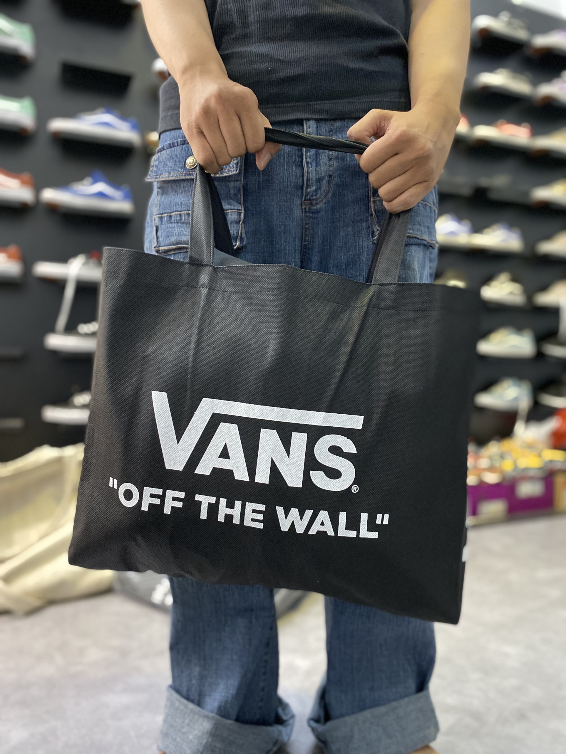 (Chính Hãng) Túi Vải Tote Vans - Cực Đẹp