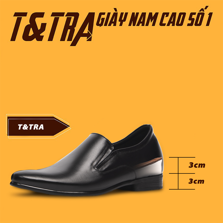 [ 6CM ] Giày Tăng Chiều Cao Nam T&TRA S952ĐT